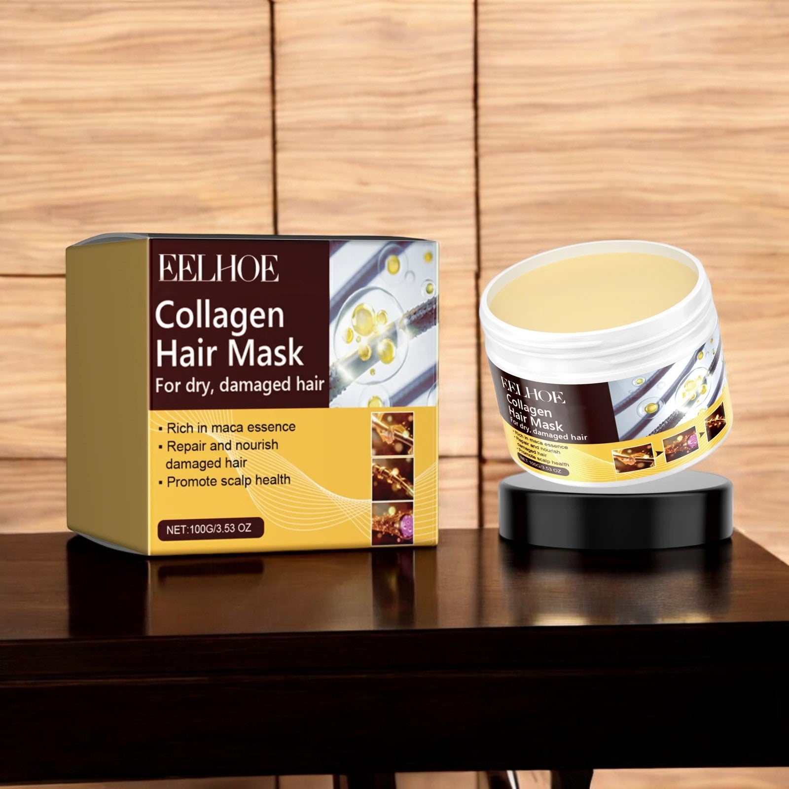 Silk & Shine: Ultimate Collagen Keratin Hair Mask